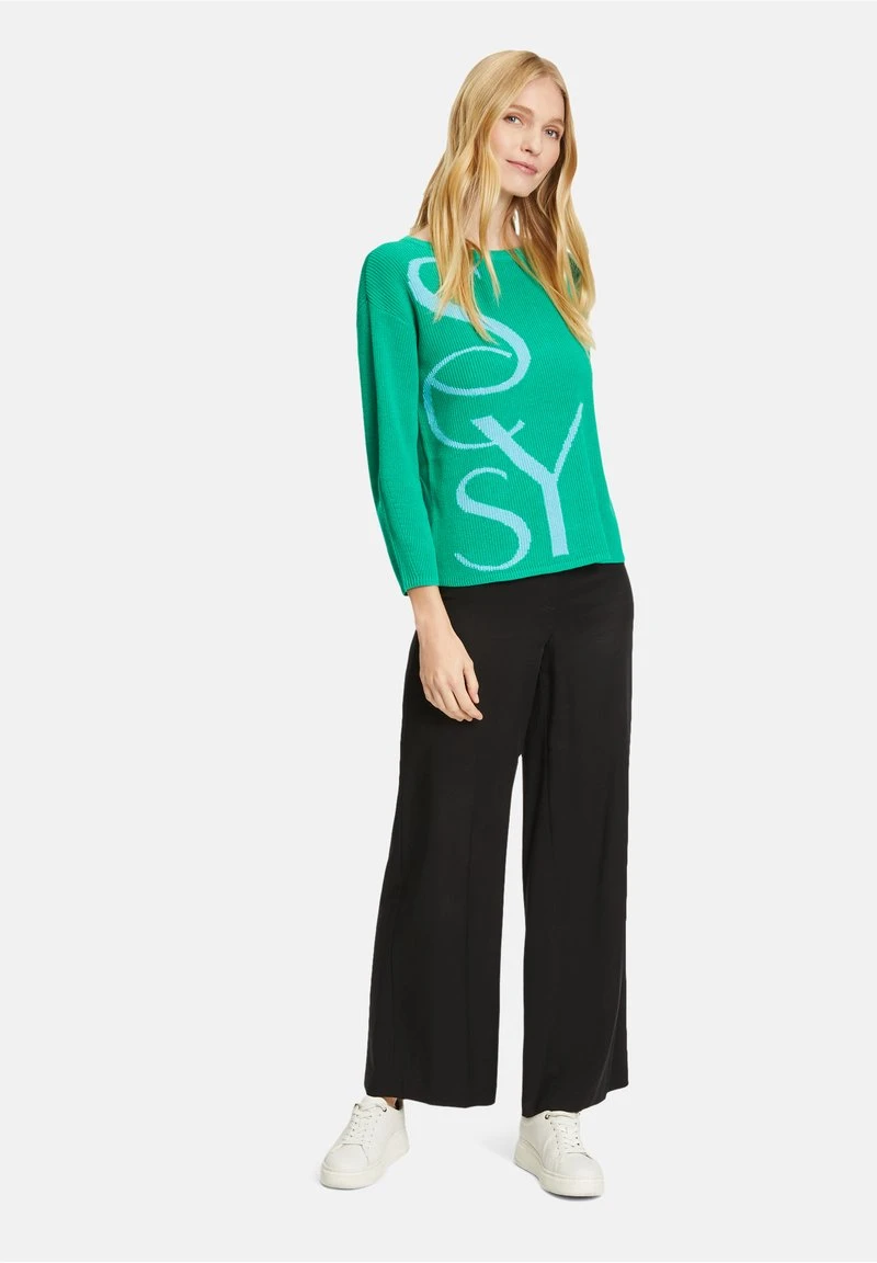 Betty Barclay MIT DETAILS - Strickpullover - Patch Green/blue 2 Betty Barclay MIT DETAILS - Strickpullover - Patch Green/blue – Bild 2