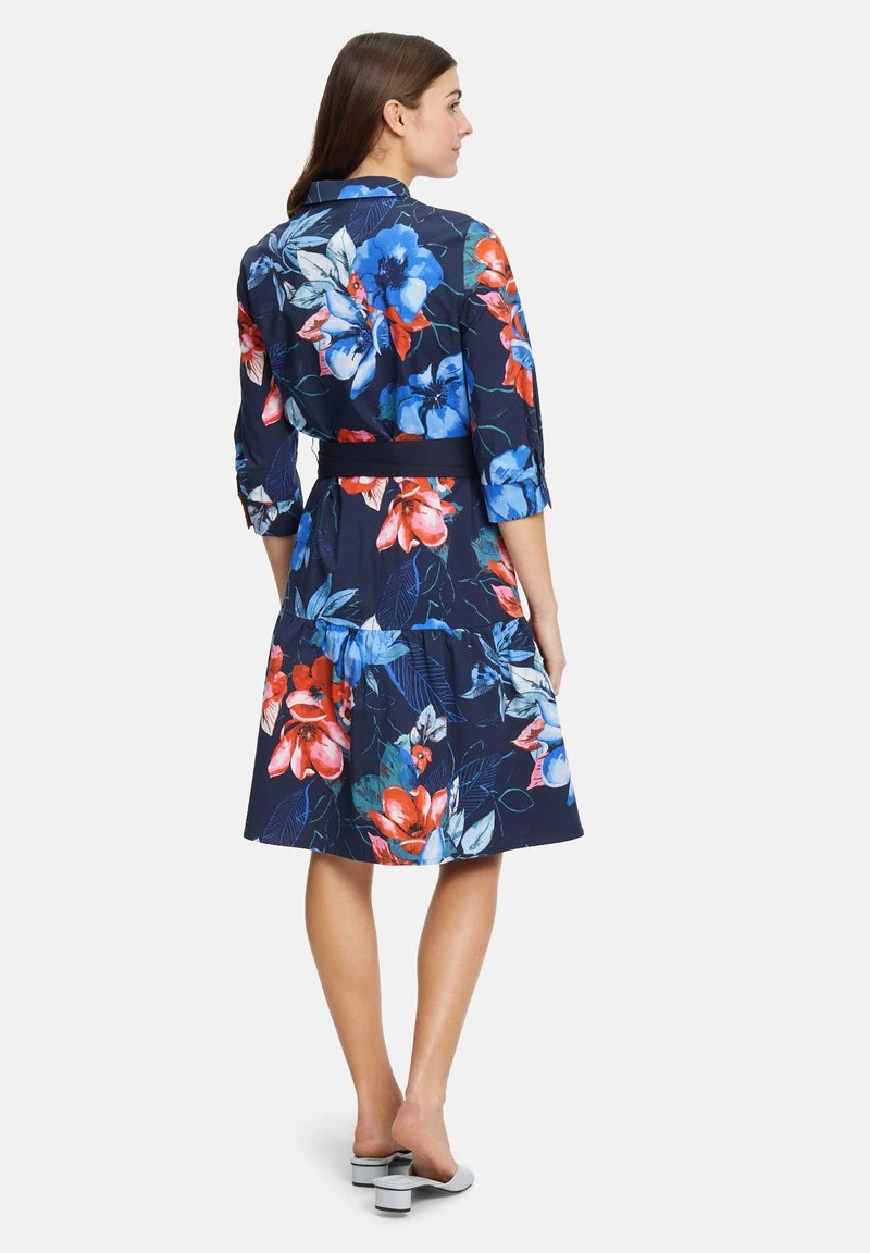 Betty Barclay MIT 3/4 ARM - Blusenkleid - Dunkelblau Blau 2 Betty Barclay MIT 3/4 ARM - Blusenkleid - Dunkelblau Blau – Bild 2