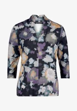 Betty Barclay MIT BLUMENPRINT - Bluse - Schwarz Grau