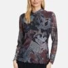 Betty Barclay LEICHT TRANSPARENTES - Bluse - Dark Blue Brown