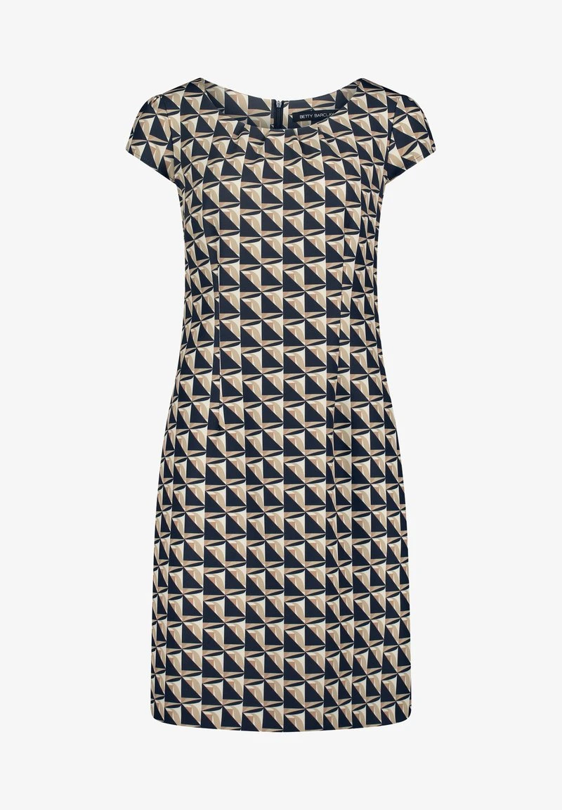 Betty Barclay ETUI KURZARM - Freizeitkleid - Camel Dark Blue 6 Betty Barclay ETUI KURZARM - Freizeitkleid - Camel Dark Blue – Bild 6