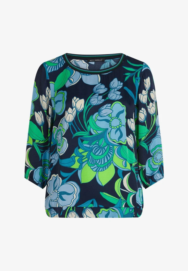 Betty Barclay MIT MUSTER - Bluse - Dunkelblau Blau 3 Betty Barclay MIT MUSTER - Bluse - Dunkelblau Blau – Bild 3