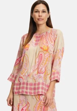 Betty Barclay MIT MUSTER - Bluse - Camel Rosé