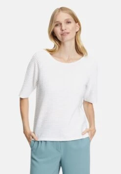 Betty Barclay CASUAL MIT RIPPENSTRUKTUR - Bluse - Weiß