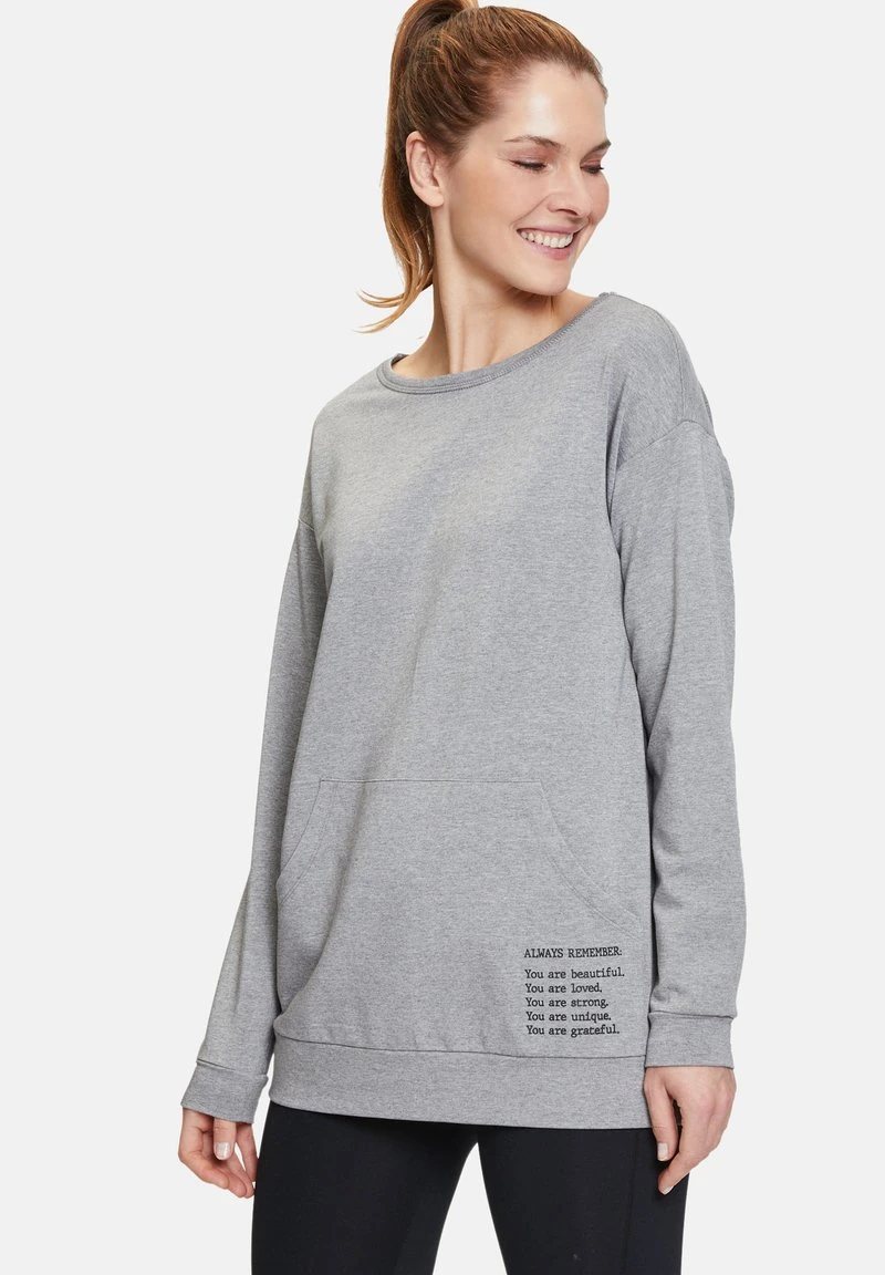 Betty Barclay MIT EINGRIFFTASCHEN - Sweatshirt - Grey Melange 1 Betty Barclay MIT EINGRIFFTASCHEN - Sweatshirt - Grey Melange