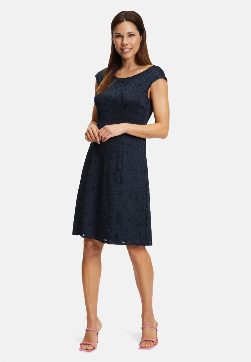 Betty Barclay ETUI UNIFARBEN - Freizeitkleid - Dunkelblau 2 Betty Barclay ETUI UNIFARBEN - Freizeitkleid - Dunkelblau – Bild 2