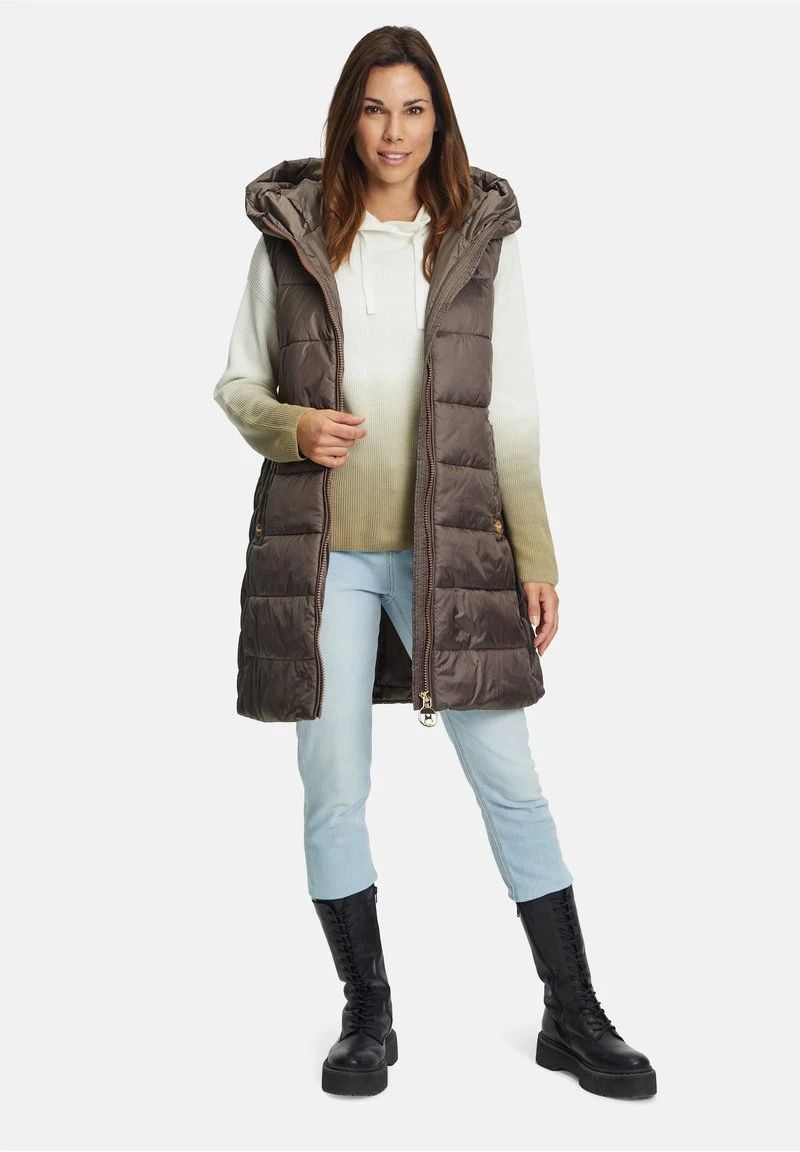 Betty Barclay MIT KAPUZE - Weste - Brown 2 Betty Barclay MIT KAPUZE - Weste - Brown – Bild 2