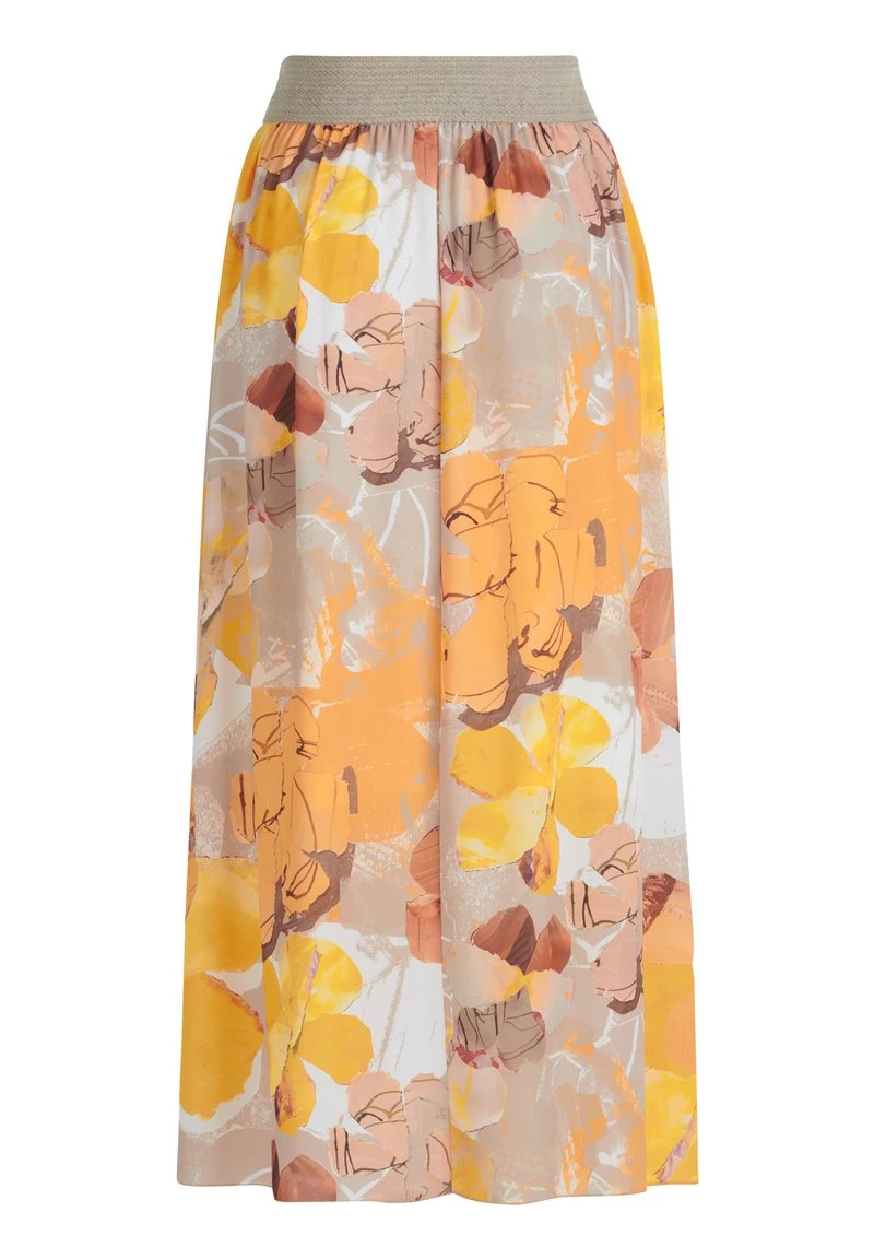 Betty Barclay Maxirock - Camel Orange 4 Betty Barclay Maxirock - Camel Orange – Bild 4