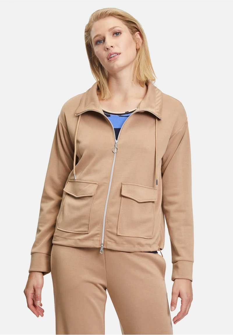 Betty Barclay MIT TASCHEN - Sweatjacke - Beige 1 Betty Barclay MIT TASCHEN - Sweatjacke - Beige