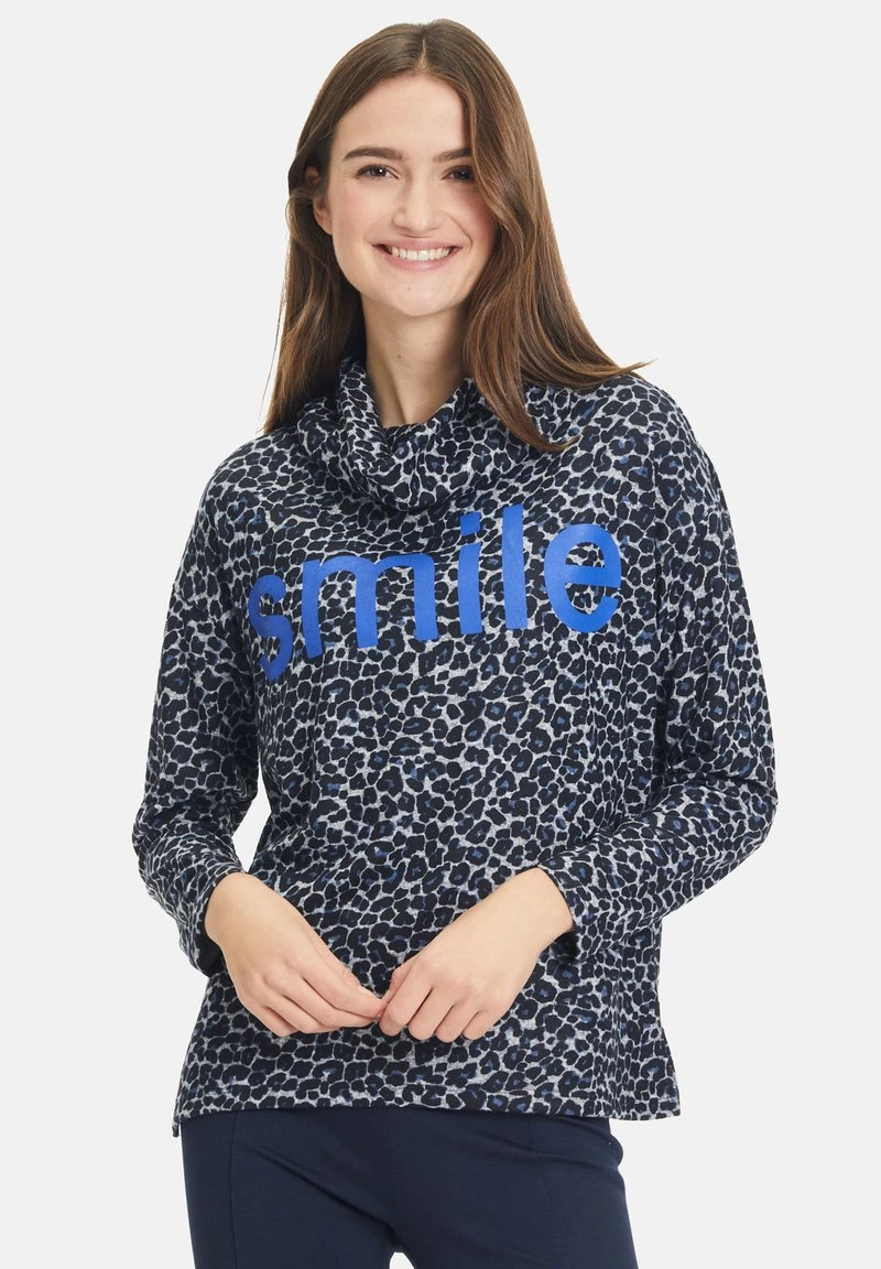 Betty Barclay Sweatshirt - Gris Noir 1 Betty Barclay Sweatshirt - Gris Noir