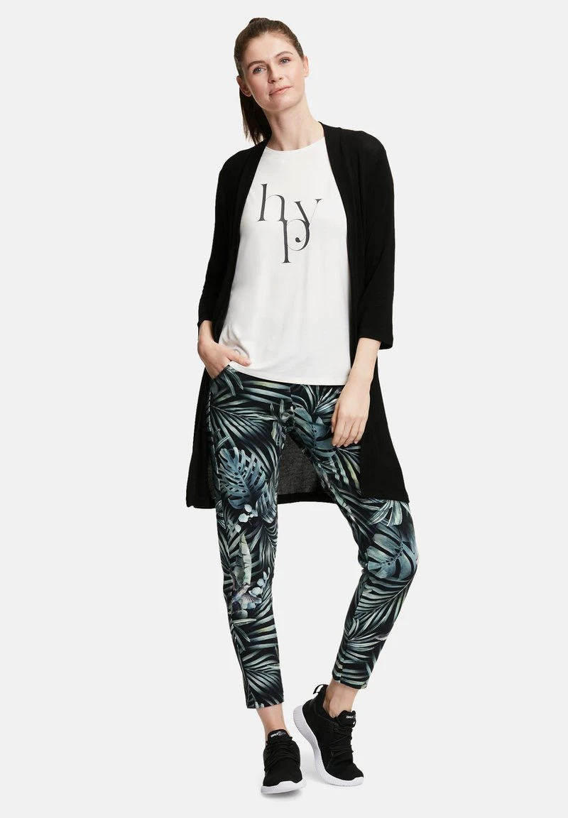 BETTY BARCLAY RUNDHALS-SHIRT - Bluse - Patch Cream/black 2 BETTY BARCLAY RUNDHALS-SHIRT - Bluse - Patch Cream/black – Bild 2