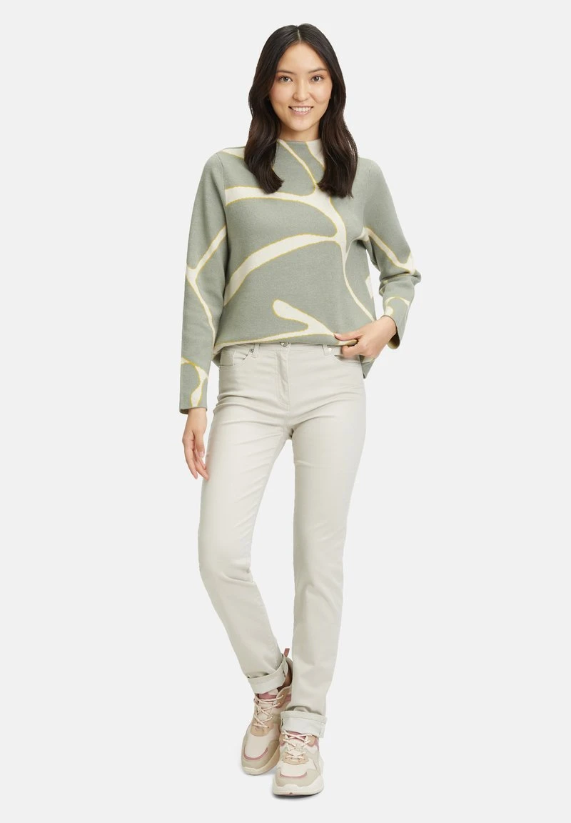 Betty Barclay LANGARM - Strickpullover - Khaki Beige 2 Betty Barclay LANGARM - Strickpullover - Khaki Beige – Bild 2
