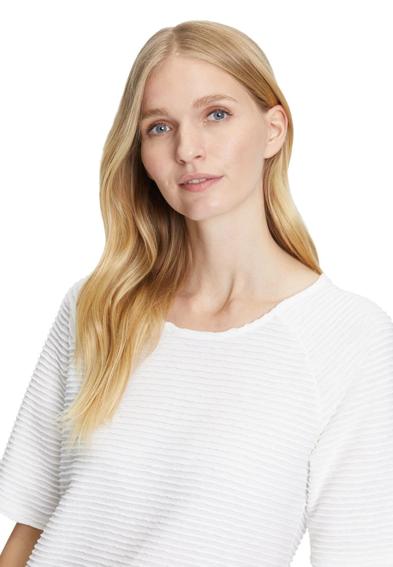 Betty Barclay CASUAL MIT RIPPENSTRUKTUR - Bluse - Weiß 4 Betty Barclay CASUAL MIT RIPPENSTRUKTUR - Bluse - Weiß – Bild 4