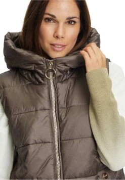 Betty Barclay MIT KAPUZE - Weste - Brown 9 Betty Barclay MIT KAPUZE - Weste - Brown -Betty Barclay Verkäufe 3ef669403feb4f329903185eb186b9c5