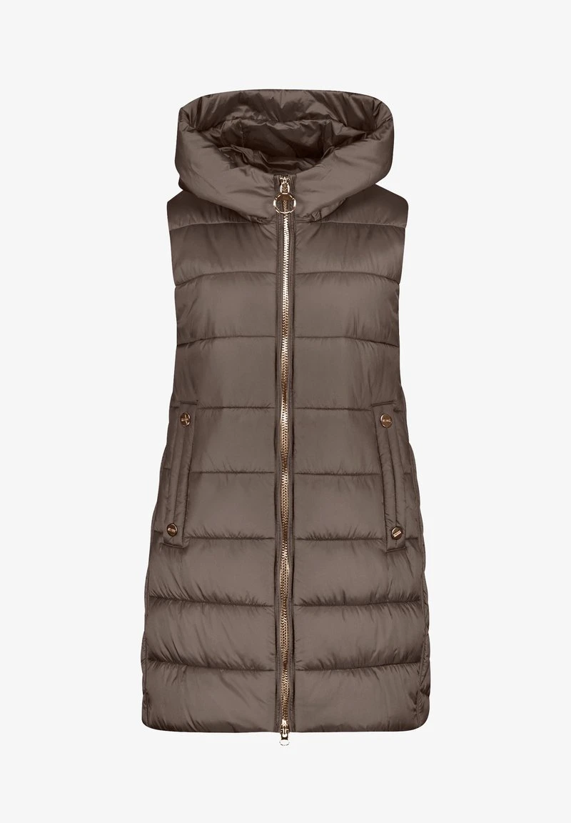 Betty Barclay MIT KAPUZE - Weste - Brown 6 Betty Barclay MIT KAPUZE - Weste - Brown – Bild 6