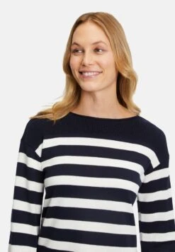 Betty Barclay MIT RINGEL - Strickpullover - Patch Dark Blue Cream 9 Betty Barclay MIT RINGEL - Strickpullover - Patch Dark Blue Cream -Betty Barclay Verkäufe 4338f9f5e9134b278c9bcc84b5edcdb5