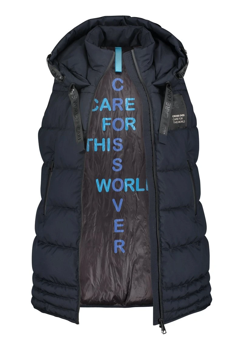 Betty Barclay MIT KAPUZE - Weste - Dunkelblau 3 Betty Barclay MIT KAPUZE - Weste - Dunkelblau – Bild 3