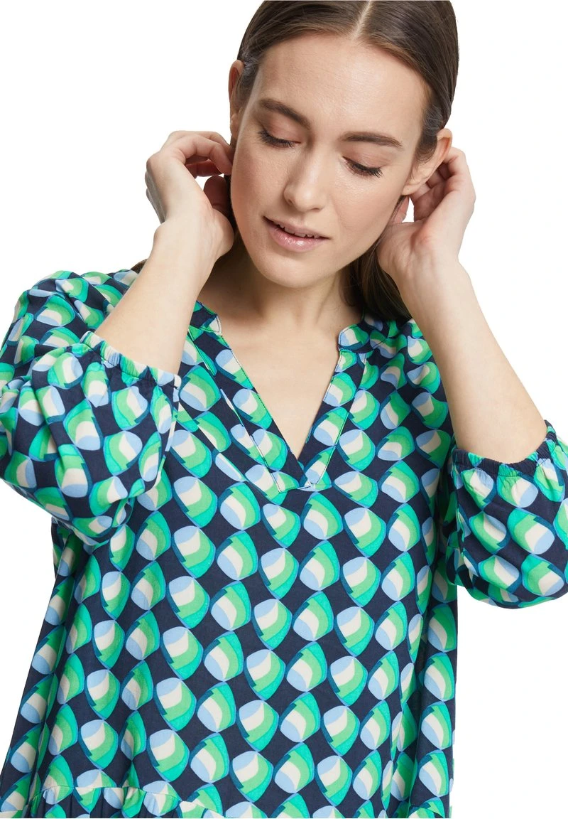 Betty Barclay MIT 3/4 ARM - Freizeitkleid - Dark Blue Light Blue 6 Betty Barclay MIT 3/4 ARM - Freizeitkleid - Dark Blue Light Blue – Bild 6