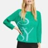 Betty Barclay MIT DETAILS - Strickpullover - Patch Green/blue