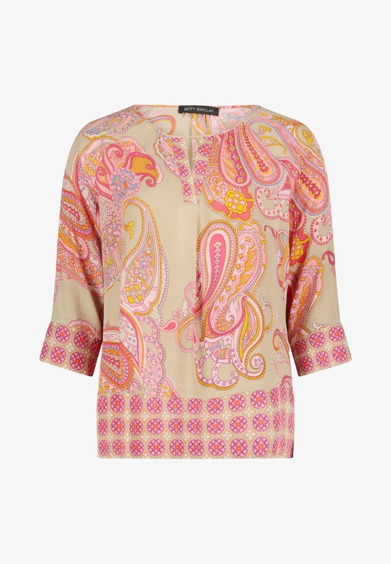 Betty Barclay MIT MUSTER - Bluse - Camel Rosé 6 Betty Barclay MIT MUSTER - Bluse - Camel Rosé – Bild 6