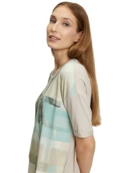 Betty Barclay CASUAL MIT TUNNELZUG - T-Shirt Print - Petrol Beige 10 Betty Barclay CASUAL MIT TUNNELZUG - T-Shirt Print - Petrol Beige -Betty Barclay Verkäufe 48ff89feae634449a3e3bc8ecbbd9c53