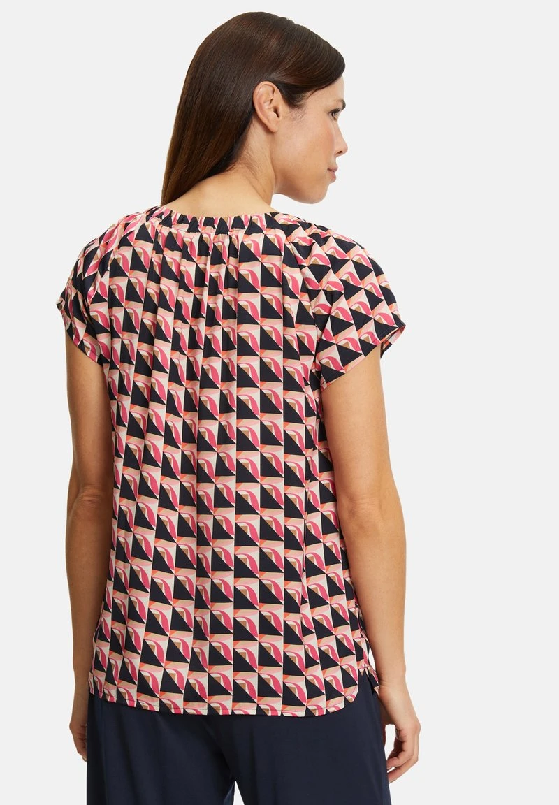 Betty Barclay MIT MUSTER - Bluse - Pink Dark Blue 3 Betty Barclay MIT MUSTER - Bluse - Pink Dark Blue – Bild 3