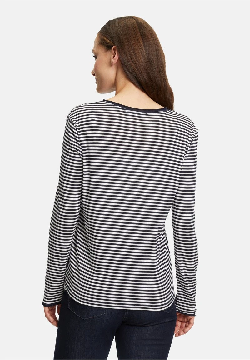 Betty Barclay LANGARM - Langarmshirt - Dunkelblau Weiß 3 Betty Barclay LANGARM - Langarmshirt - Dunkelblau Weiß – Bild 3