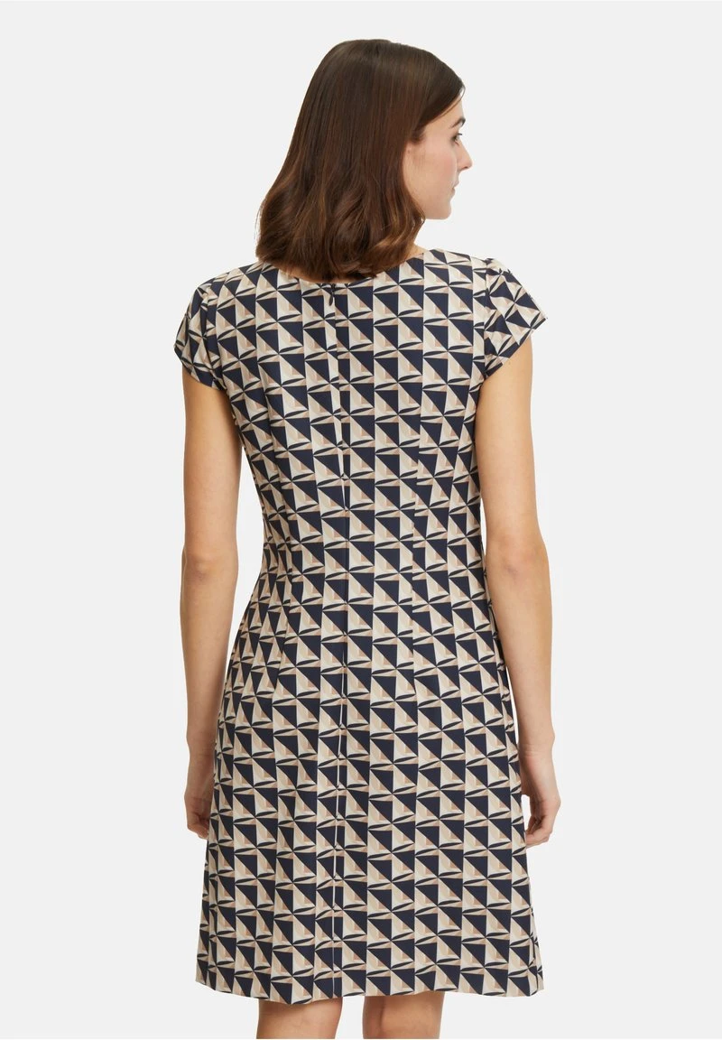 Betty Barclay ETUI KURZARM - Freizeitkleid - Camel Dark Blue 3 Betty Barclay ETUI KURZARM - Freizeitkleid - Camel Dark Blue – Bild 3