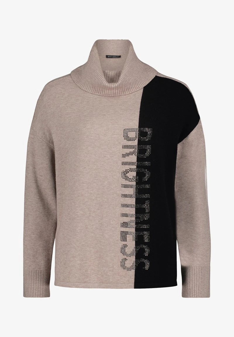 Betty Barclay Strickpullover - Patch Taupe Black 6 Betty Barclay Strickpullover - Patch Taupe Black – Bild 6
