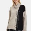 Betty Barclay Strickpullover - Patch Taupe Black