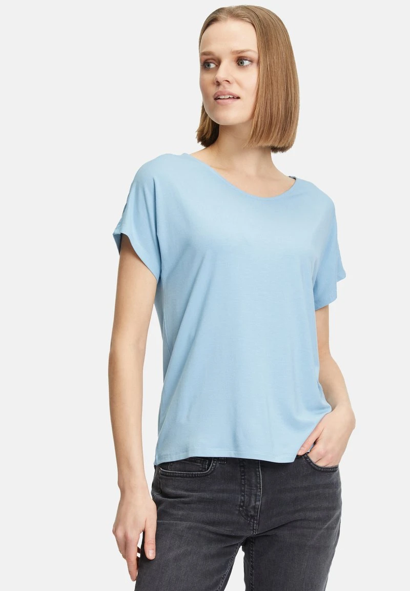 Betty Barclay MIT V-AUSSCHNITT - T-Shirt Basic - Dusk Blue 1 Betty Barclay MIT V-AUSSCHNITT - T-Shirt Basic - Dusk Blue