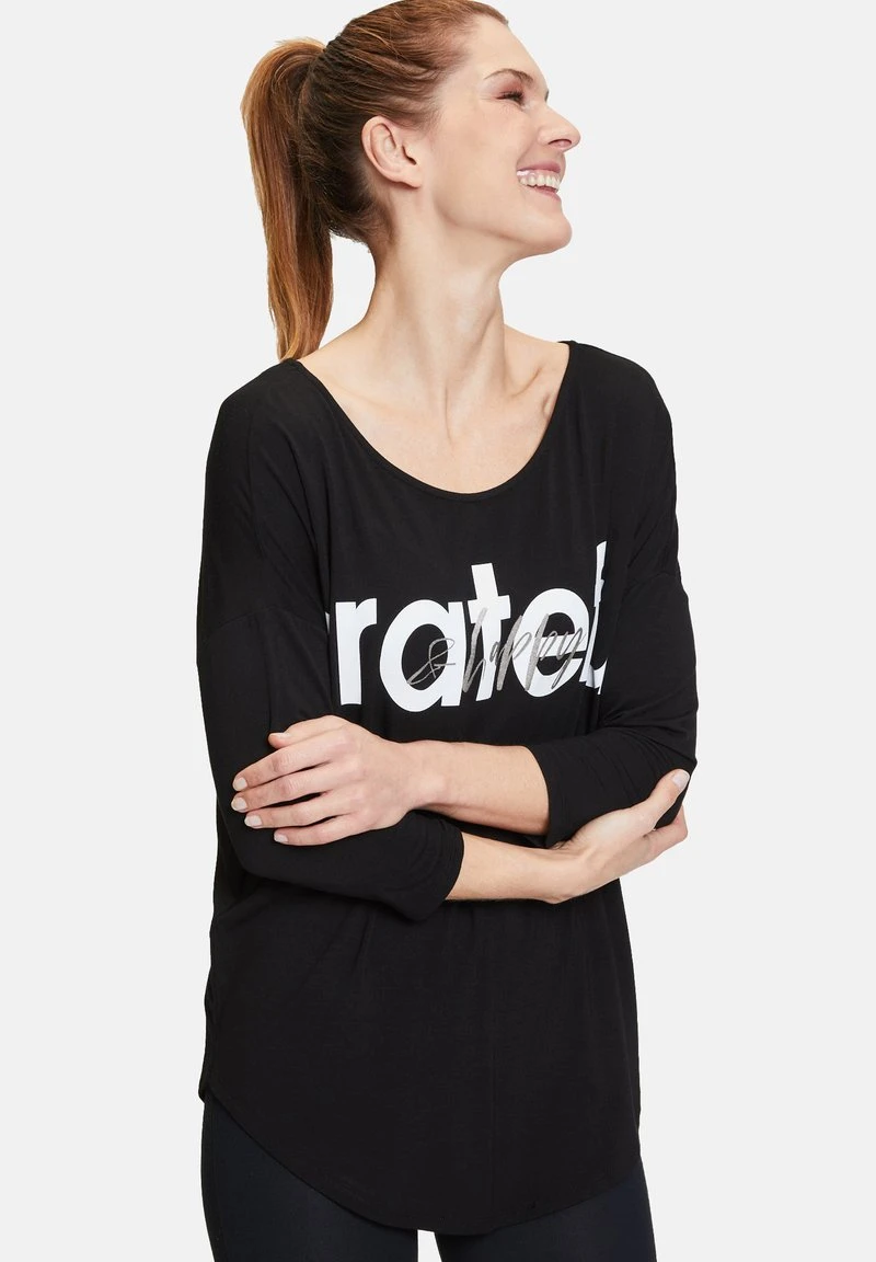 Betty Barclay Langarmshirt - Schwarz Weiß 1 Betty Barclay Langarmshirt - Schwarz Weiß