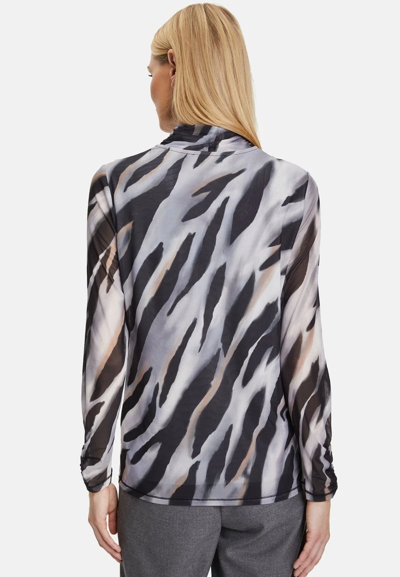 Betty Barclay MIT ANIMAL PRINT - Bluse - Schwarz Grau 3 Betty Barclay MIT ANIMAL PRINT - Bluse - Schwarz Grau – Bild 3