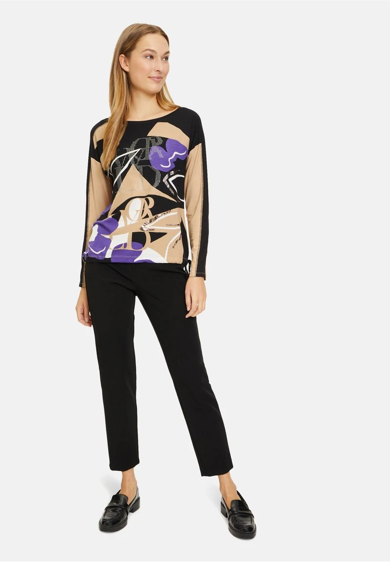 Betty Barclay CASUAL MIT COLOR BLOCKING - Langarmshirt - Camel Black 2 Betty Barclay CASUAL MIT COLOR BLOCKING - Langarmshirt - Camel Black – Bild 2