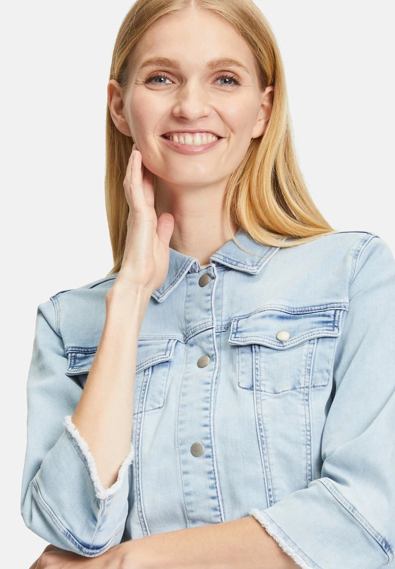 Betty Barclay MIT 3/4 ARM - Jeansjacke - Light Blue Denim 4 Betty Barclay MIT 3/4 ARM - Jeansjacke - Light Blue Denim – Bild 4