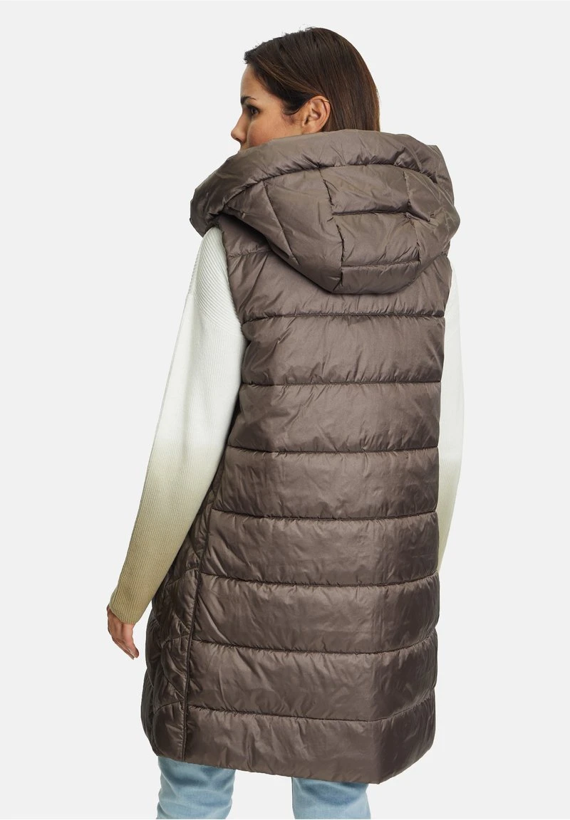 Betty Barclay MIT KAPUZE - Weste - Brown 3 Betty Barclay MIT KAPUZE - Weste - Brown – Bild 3