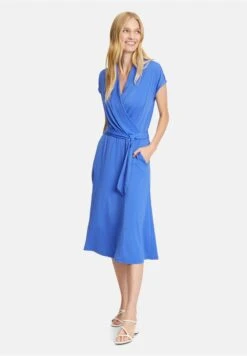 Betty Barclay MIT BINDEGÜRTEL - Jerseykleid - Adria Blue