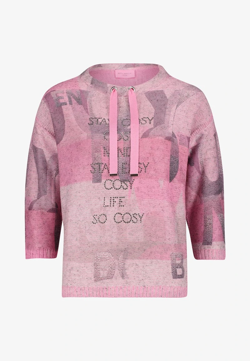Betty Barclay MIT PRINT - Strickpullover - Pink Beige 6 Betty Barclay MIT PRINT - Strickpullover - Pink Beige – Bild 6