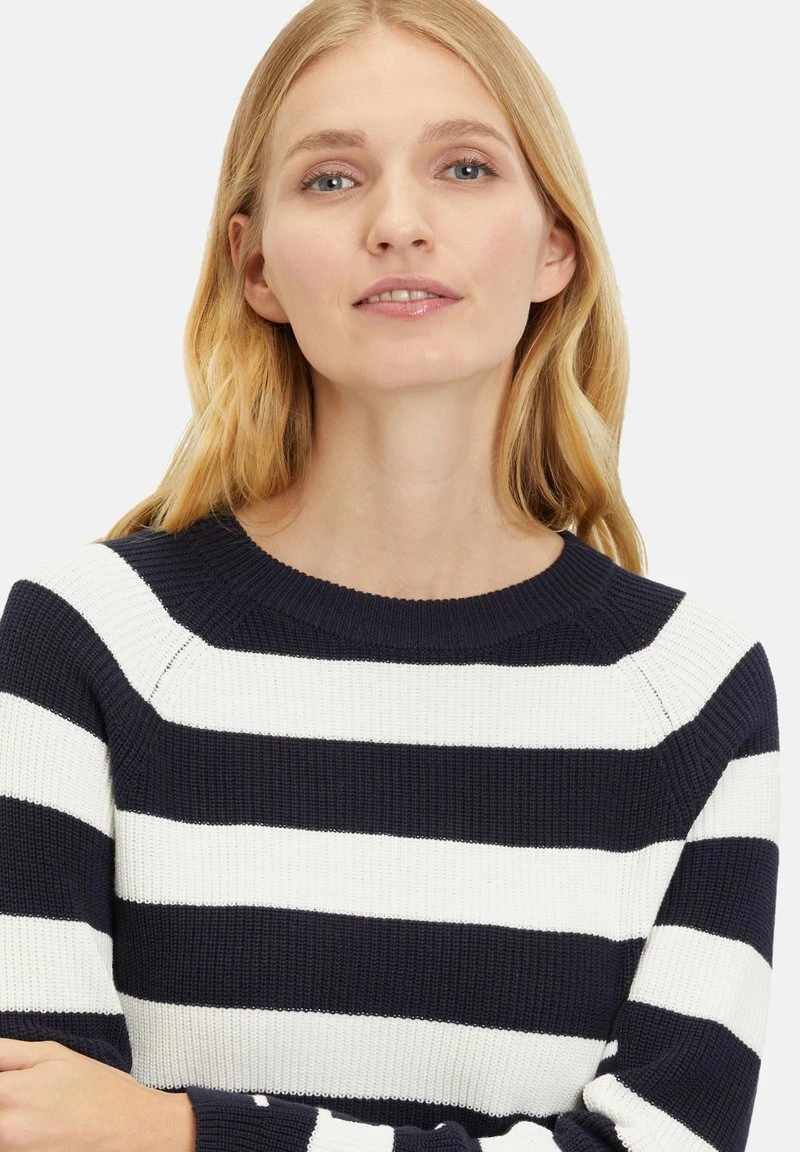 Betty Barclay Strickpullover - Patch Dark Blue Cream 4 Betty Barclay Strickpullover - Patch Dark Blue Cream – Bild 4