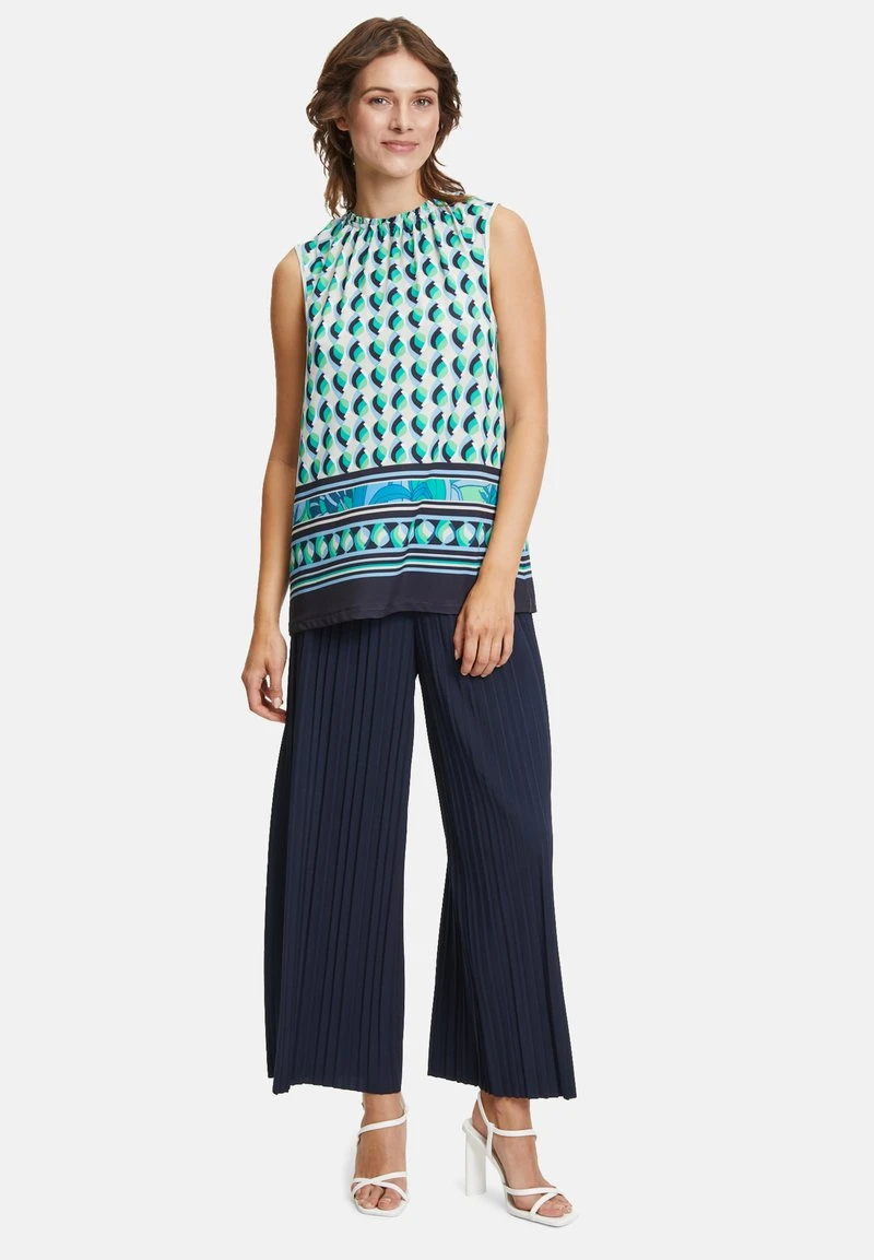 Betty Barclay CULOTTE MIT PLISSEE - Stoffhose - Dunkelblau 2 Betty Barclay CULOTTE MIT PLISSEE - Stoffhose - Dunkelblau – Bild 2