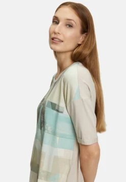 Betty Barclay CASUAL MIT TUNNELZUG - T-Shirt Print - Petrol Beige 9 Betty Barclay CASUAL MIT TUNNELZUG - T-Shirt Print - Petrol Beige -Betty Barclay Verkäufe 688d8c15fdea4227b6ac53f8019fdc51