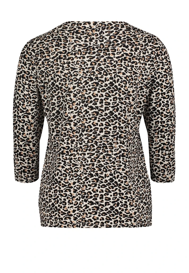 Betty Barclay MIT SCHNALLE - Langarmshirt - Beige Schwarz 2 Betty Barclay MIT SCHNALLE - Langarmshirt - Beige Schwarz – Bild 2