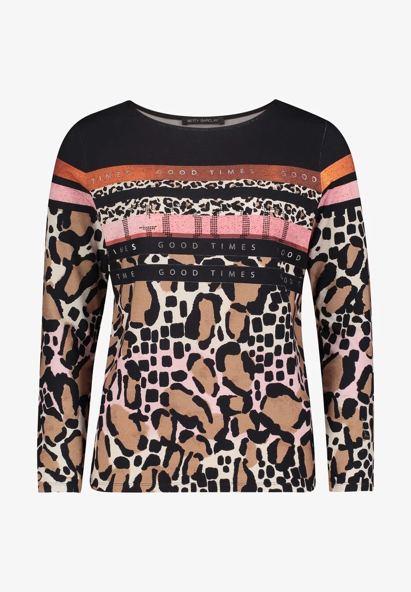 Betty Barclay MIT AUFDRUCK - Langarmshirt - Camel Black 6 Betty Barclay MIT AUFDRUCK - Langarmshirt - Camel Black – Bild 6