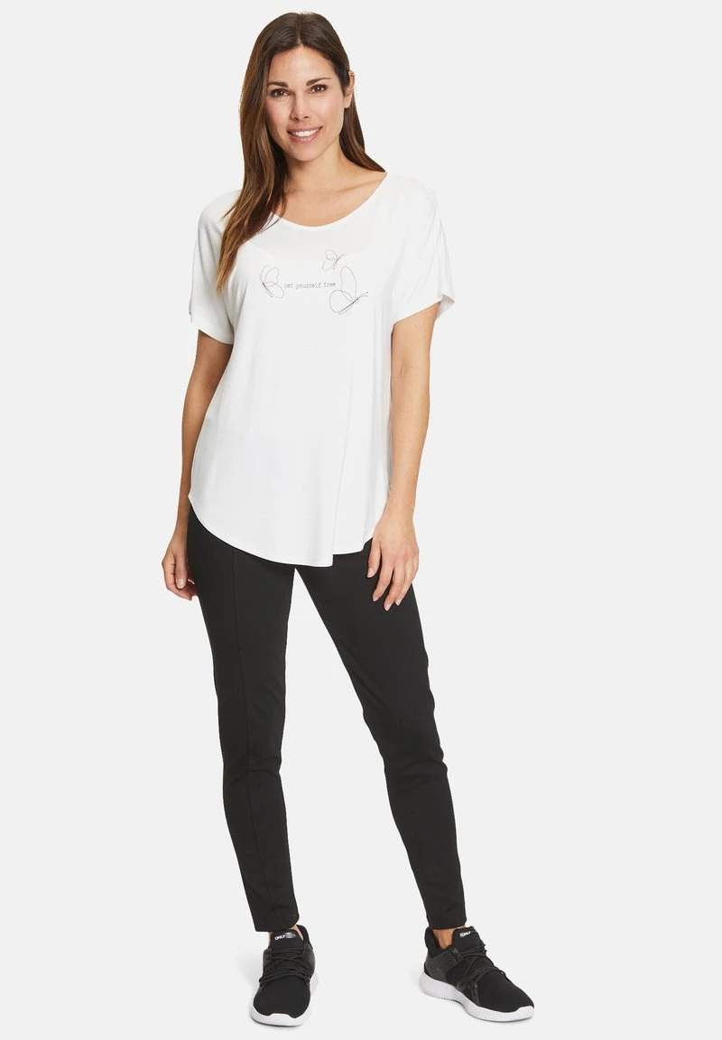 Betty Barclay OVERSIZE - T-Shirt Print - Weiß 2 Betty Barclay OVERSIZE - T-Shirt Print - Weiß – Bild 2