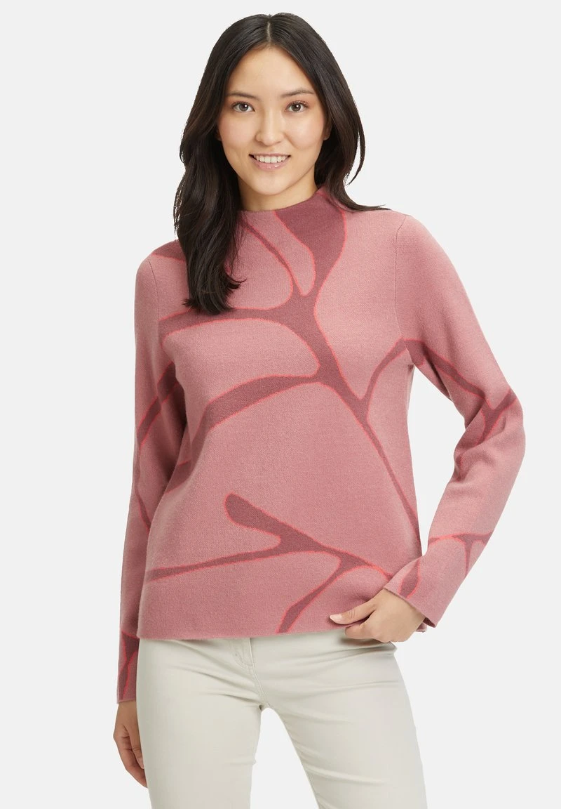 Betty Barclay LANGARM - Strickpullover - Rosé Dark Red 1 Betty Barclay LANGARM - Strickpullover - Rosé Dark Red