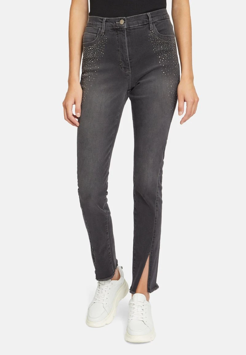 Betty Barclay Jeans Slim Fit - Dark Grey Denim 1 Betty Barclay Jeans Slim Fit - Dark Grey Denim