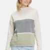 Betty Barclay COLOUR BLOCKING - Strickpullover - Patch Green Grey