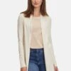 Betty Barclay LONG - Strickjacke - Light Beige Melange