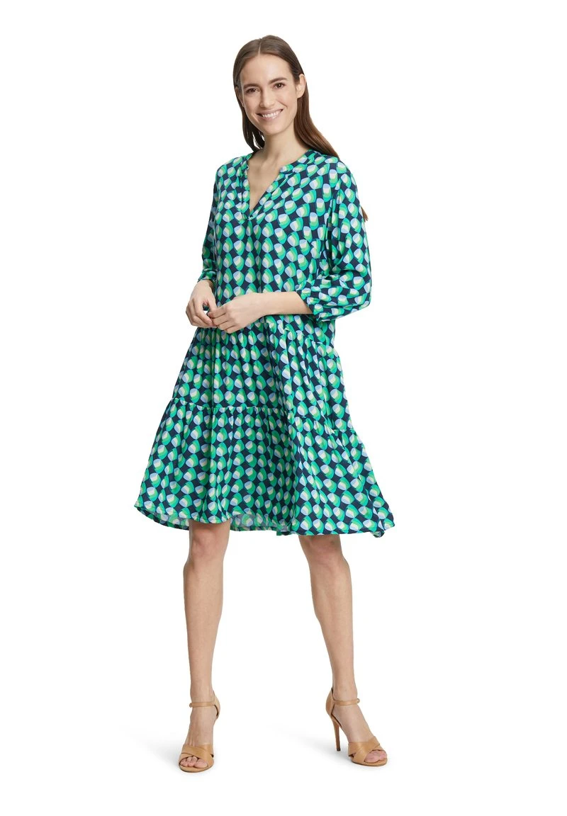 Betty Barclay MIT 3/4 ARM - Freizeitkleid - Dark Blue Light Blue 4 Betty Barclay MIT 3/4 ARM - Freizeitkleid - Dark Blue Light Blue – Bild 4