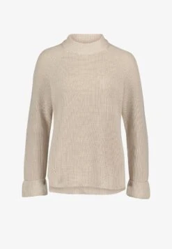 Betty Barclay MIT KRAGEN - Strickpullover - Beige